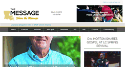 Desktop Screenshot of baptistmessage.com